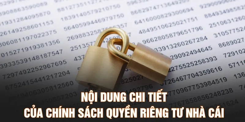 Nội dung chi tiết của chính sách quyền riêng tư nhà cái